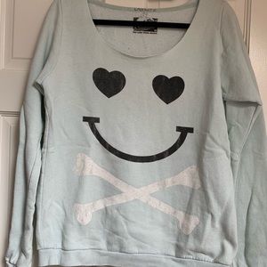 Local Celebrity Smile Cross Bones Sweatshirt